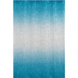 Бумага гофрированная металл-переход, 180 гр. серебряно-голубая № 802/2