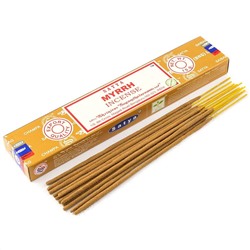 MYRRH Incense, Satya (Благовония МИРРА, Сатья), 15 г.