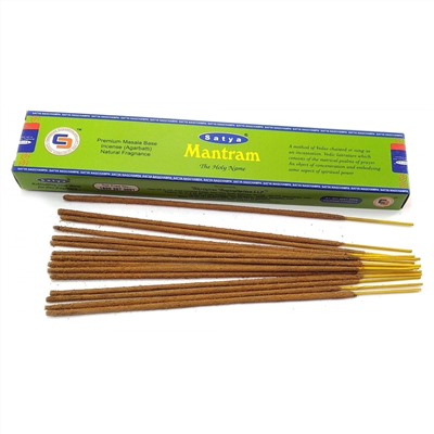 MANTRAM Incense, Satya (Благовония МАНТРАМ, Сатья), 15 г.