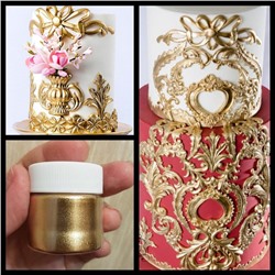 Сухой краситель Золотой «Red Gold»