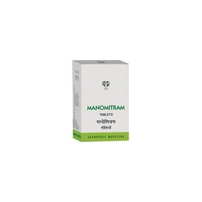MANOMITRAM tablets AVN Ayurveda (МАНОМИТРАМ таблетки, улучшение памяти, борьба с депрессией, АВН Аюрведа), 120 таб.