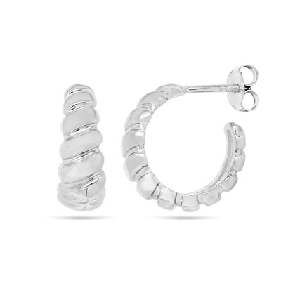 Серьги из серебра без вставки, ТЦС-8570