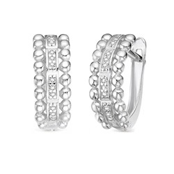 Серьги из серебра куб.циркон., В10-0975