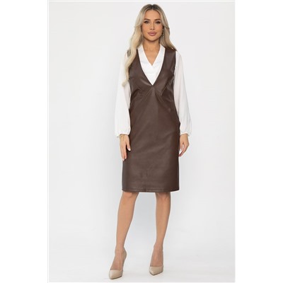 Сарафан Горячий шоколад (шоколадное) П13718-15М