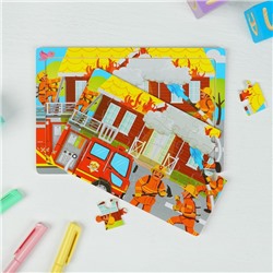 Пазл малый «Пожарные»