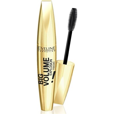 Тушь д/ресниц BIG VOLUME Lash EXPLOSION (золотая) силик.щет. 9мл Eveline