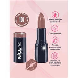 Помада увлажн. NICE 101 красно-коричневый + тестер