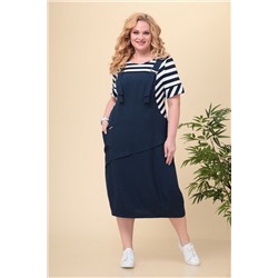 Romanovich Style 1-2353 синий/белый, Платье