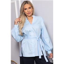 Блуза хлопковая Кристалия (голубая) Б14462-16М