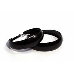Серьги-кольца PR1033 черный