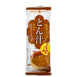 Суп - мисо быстрого приготовления Тондзиру Tonjiru Hikari Miso, Япония, 86 г Акция