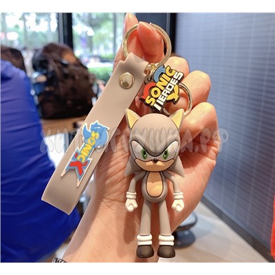 Брелок большой силиконовый с карабином SONIC Соник в ассортименте br_sonic2, br_sonic2