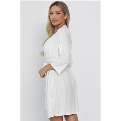 Пеньюар Шелк вискозы (молочный) П14482-52М