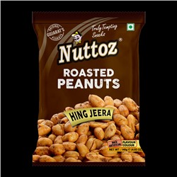 Roasted Peanuts HING JEERA, Nuttoz (Жареный арахис ХИНГ ДЖИРА асафетида и кумин, Наттоз), 140 г.