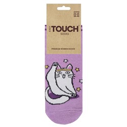Носки TOUCH Женские р.23-25 Корги, кошка, панда арт.2276
