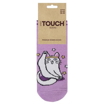 Носки TOUCH Женские р.23-25 Корги, кошка, панда арт.2276