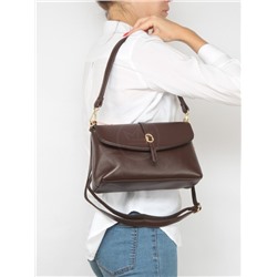 Сумка женская искусственная кожа YDR-2557,  1отд+карм/перег,  плеч/ремень,  коричневый 257521