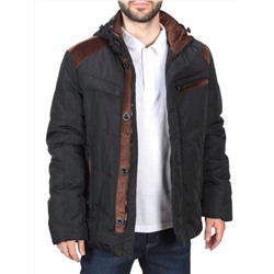 J8270 BLACK Куртка мужская зимняя NEW B BEK (150 гр. холлофайбер) размер 2XL - 52 российский