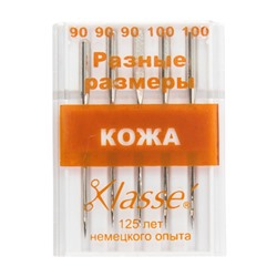 Машинные иглы кожа