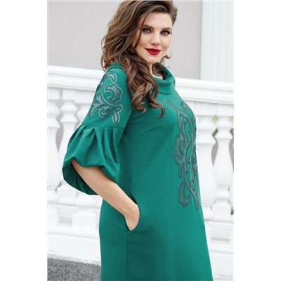Vittoria Queen 16523 зеленый_бутылка, Платье