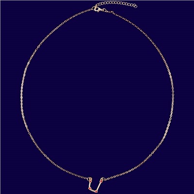 Подвеска созвездие БЛИЗНЕЦЫ (рубиновый), Giftman, 1 шт.