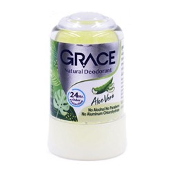 ALOE VERA Crystal Deodorant, Grace (АЛОЭ ВЕРА кристальный алунитовый дезодорант, Грэйс), 50 г.