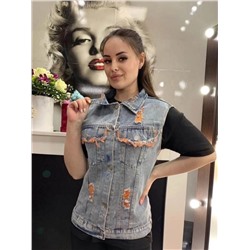 Жилет джинсовый 844285