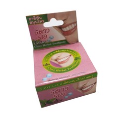 Thai Herb CLOVE & MINT Toothpaste, 5 Star (Отбеливающая зубная паста ГВОЗДИКА И МЯТА), шайба, 25 г.