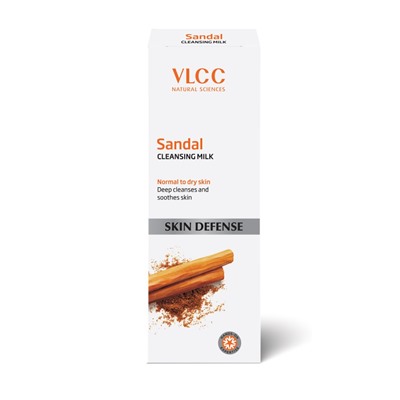SANDAL Cleansing Milk, VLCC (САНДАЛ очищающее молочко для лица, для нормальной и сухой кожи), 100 мл.