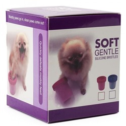 Лапомойка Soft Gentle Silicone Bristles, большая