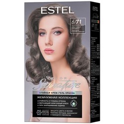 SIGNATURE Крем-гель краска д/волос 6/71 коричневый перламутр Estel