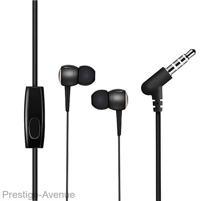 Наушники Hoco M19 Earphone с микрофоном черные (1.2 м)