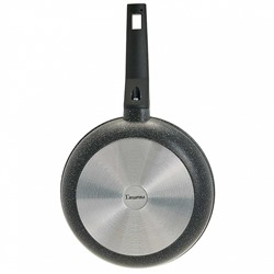 Сковорода 24 см с антипригарным покрытием и ручкой soft-touch 0424-11 "Традиция"