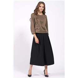 Alani Collection 1783 зеленый, Блуза,  Кюлоты