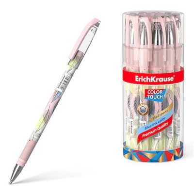 Ручка шариковая ColorTouch Flora синяя 0.7мм 50741 ErichKrause