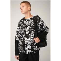 Детский лонгслив с двойным рукавом Happyfox