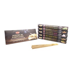 Premium Incense Blends SMUDGING INDULGENCE, Hem (Подарочный набор Масала Благовоний ПАЛО САНТО, Премиум-класса, Хем) упаковка 5 шт.