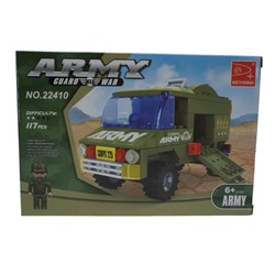 Конструктор Army 117дет.Военная техника 21,5*15см  / коробка 22410