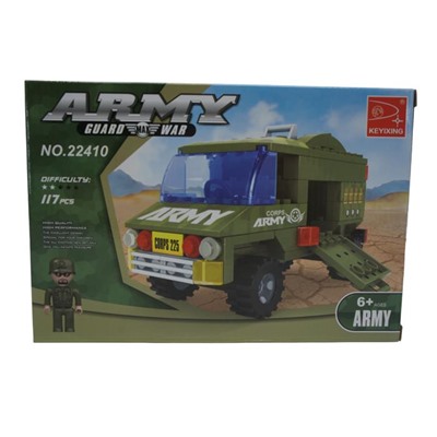 Конструктор Army 117дет.Военная техника 21,5*15см  / коробка 22410