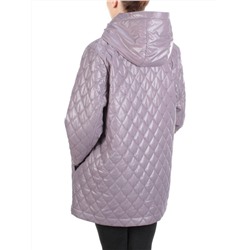 M816 GRAY/PURPLE Куртка демисезонная женская (100 гр. синтепон) размер 56