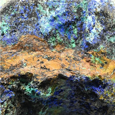Азурмалахит камень 105*82*67мм, 549г