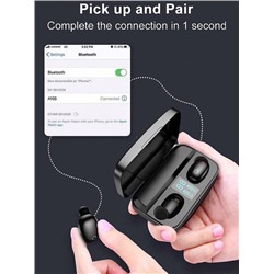 Беспроводные наушники Bluetooth AirDots A10S, чёрные