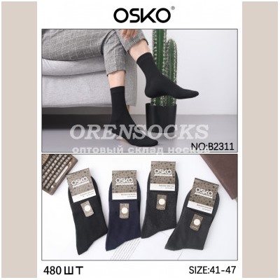 НОСКИ МУЖСКИЕ ХЛОПОК АССОРТИ OSKO B2311