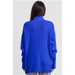 Женский джемпер оверсайз с воротником-стойкой Happyfox