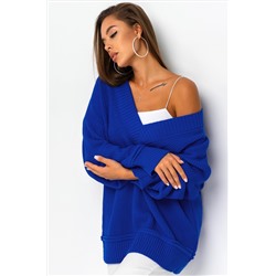 Женский свитер оверсайз с V-образным вырезом Happyfox