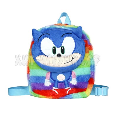 Рюкзак дошкольный пушистый SONIC СОНИК в ассортименте ru_son2, ru_son2, ru_son2-blue, ru_son2-red, ru_son2-yellow, ru_son2-black