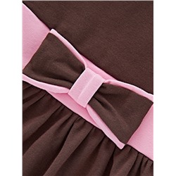 Платье UD 1395 кофе/роз