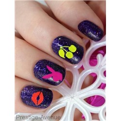 Трафареты для дизайна ногтей Esmalte T 22