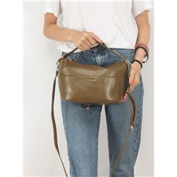 Сумка женская искусственная кожа DJ-CM 6541-OLIVE GREEN 1отдел+плеч/рем,  олива 248400