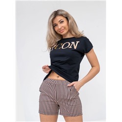 Костюм женский Текс-Плюс, цвет бежевый черный